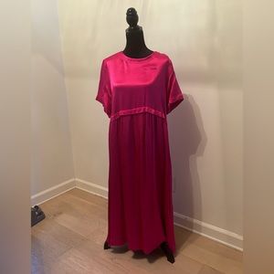 NWOT Anthropologie/ Maeve Pink long dress